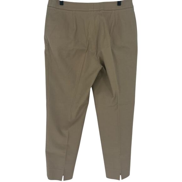 Piazza Sempione Brigitte Beige Slim Ankle Trousers Made in Italy - Picture 8 of 10